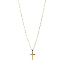 Wholesale Fashion Jewelry Dainty Tiny Lucky Cross Pendant Necklaces for Women Gifts
